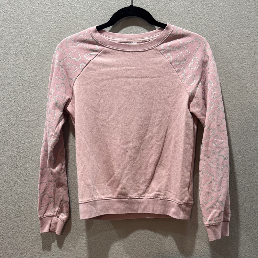 💗 Cotton/Polyester Kids Pink Crewneck Sweatshirt – SZ XL 💗